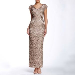 Sue Wong Beaded Embellished Gown